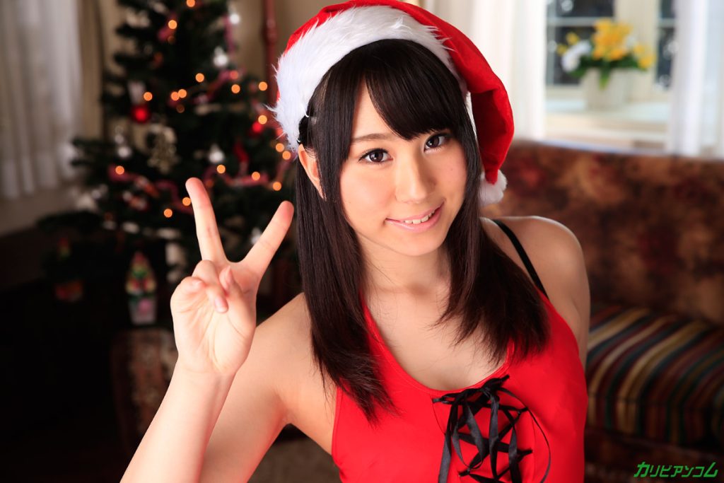カリビアンコム 中出しサンタ2015 絢森いちか サンタ登場シーン