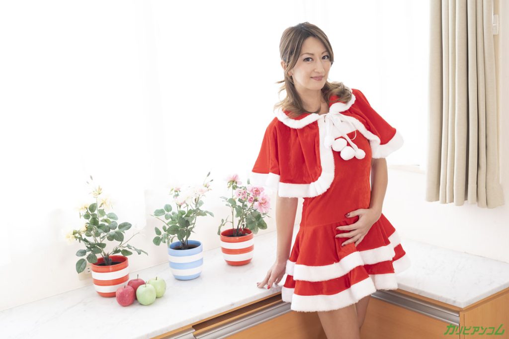 玲奈 中出しサンタ2019 Gカップ美熟女サンタショット カリビアンコム