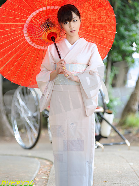 まりか フェラシーン カリビアンコム 和服美女のご奉仕フェラ