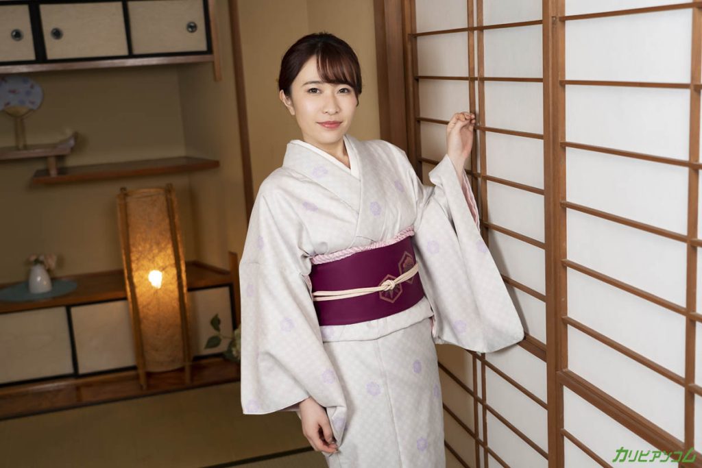 舐めたがり美人若女将・森田みゆがリピーターを量産する温泉旅館系作品カリビアンコム