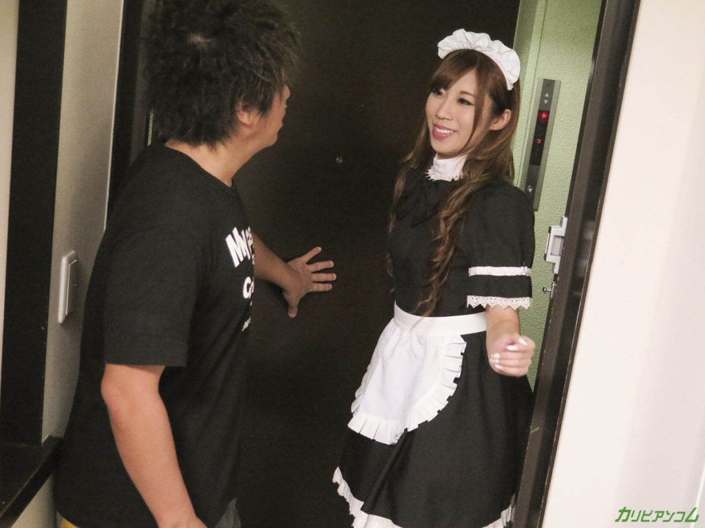 カリビアンコム 即尺ご奉仕メイド 大咲萌 ご奉仕され過ぎて力尽きるご主人様と満足げなメイド