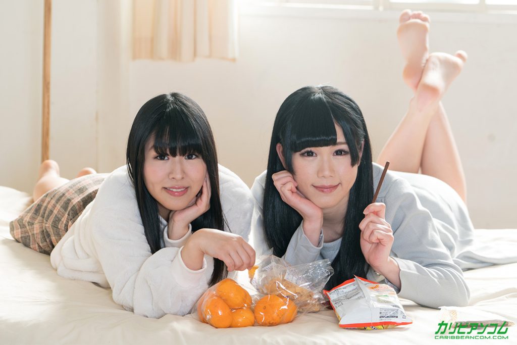 おんな友達と4P乱交に出演する須藤なこちゃんと森咲かほちゃんの黒髪コンビレビュー画像